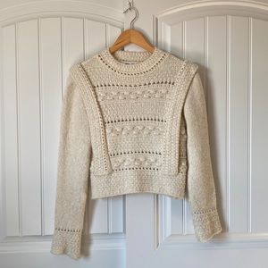 Mango Wool Blend Sweater XS